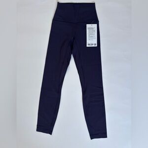 Lululemon Align No Line HR 25” True Navy Size 2 NWT